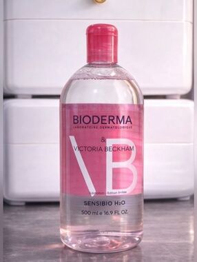 Bioderma Victoria Beckham Sensibio H2O Limited Edition Micellar Water 500 ml New